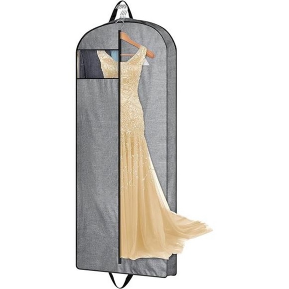 60" Heavy Duty Long Garment Bags for Travel Monogrammed Dress Bag Waterproof - Picture 7 of 8